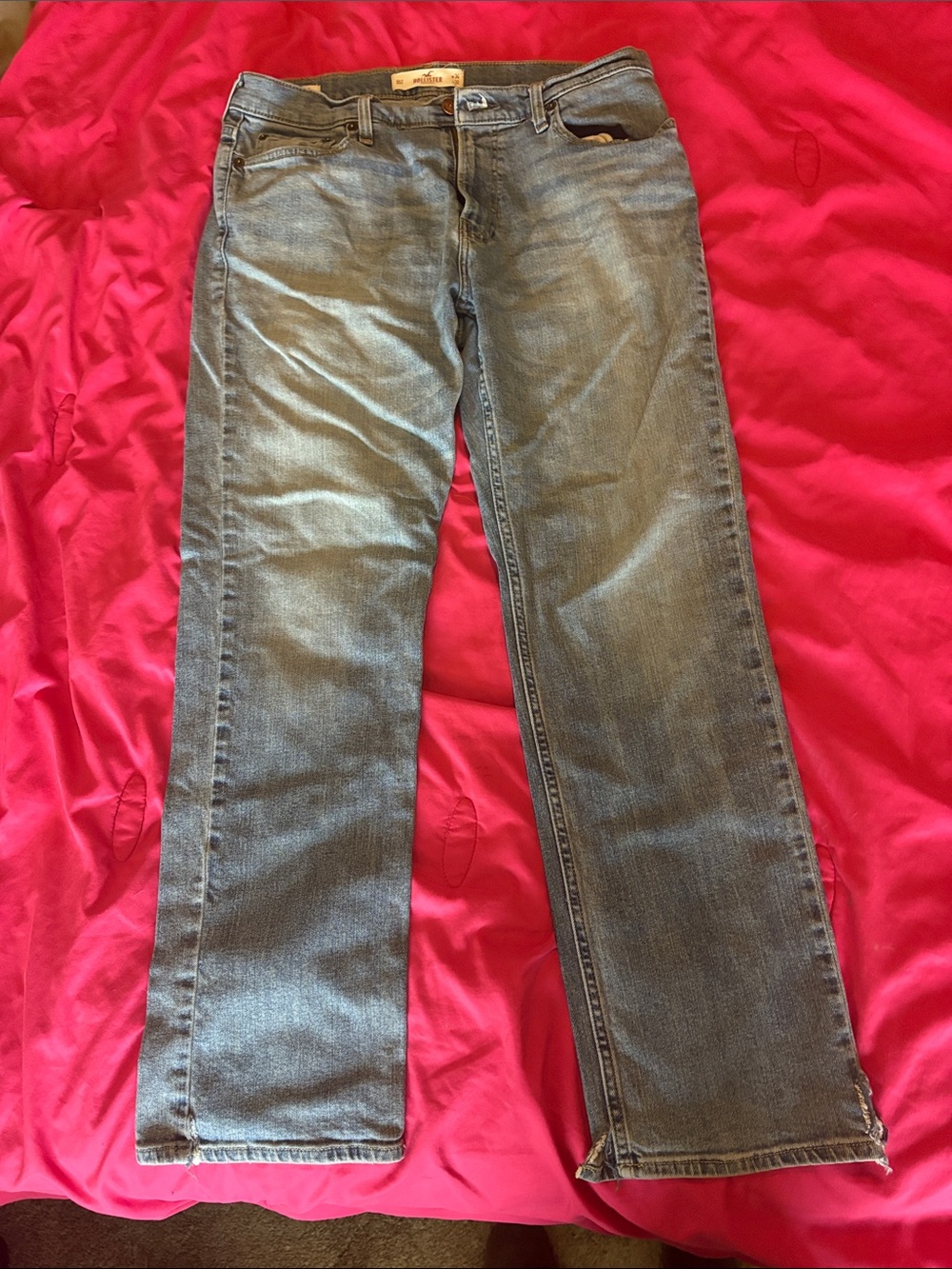Hollister Light Blue Classic Straight Jeans